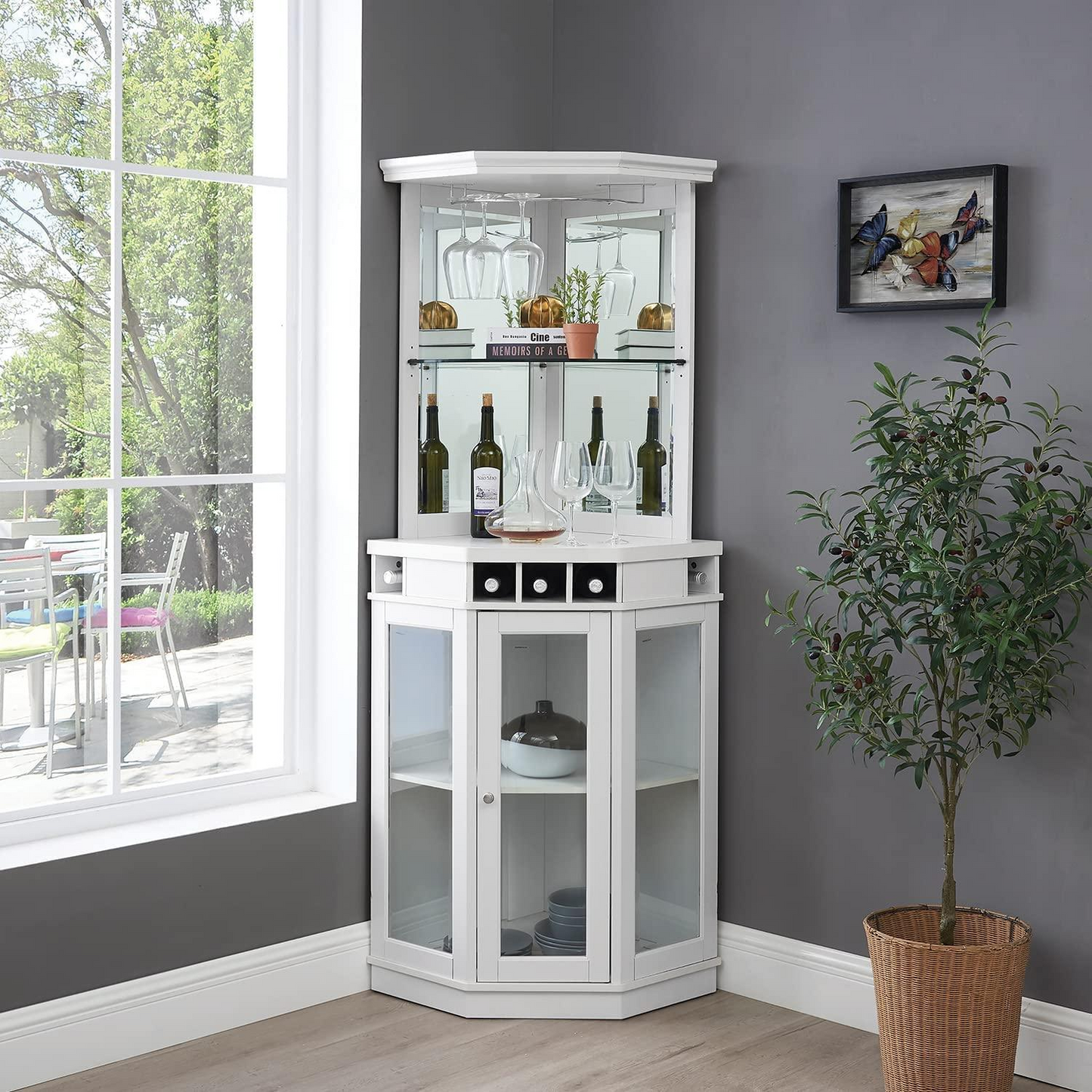 Arban Corner Bar Cabinet (customizable)